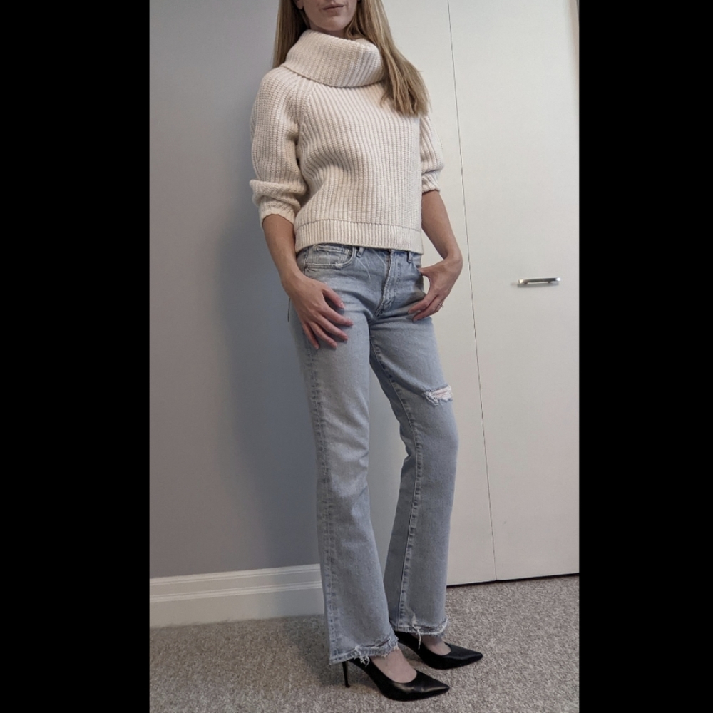 Gap Chunky Knit Cowl Neck Sweater US S